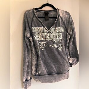 New England Patriots vintage style top with pocket